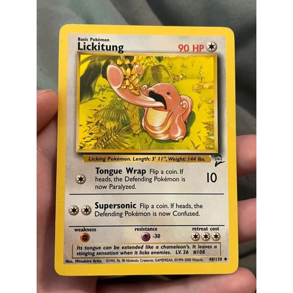 Lickitung Pokemon Card